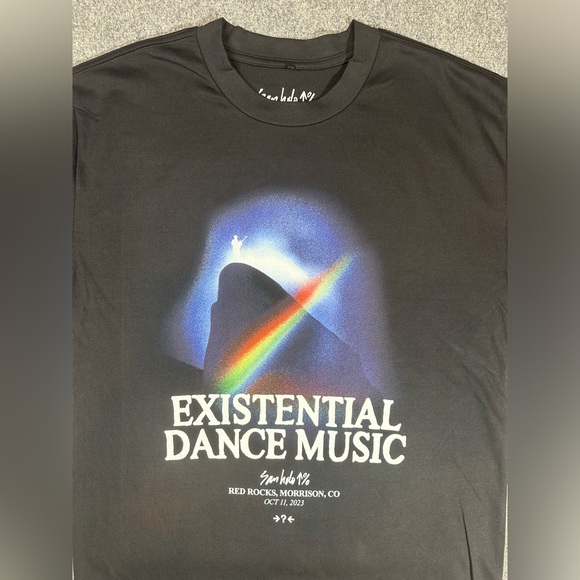 San Holo Existential dance music EDM Forum Tour Tee Red Rock Colorado 2023 Sz M - Picture 2 of 7